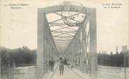 24 Dordogne / CPA FRANCE 24 "Saint Cyprien, le pont métallique"