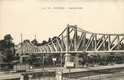 95 Val D'oise / CPA FRANCE 95 "Pontoise, la passerelle"