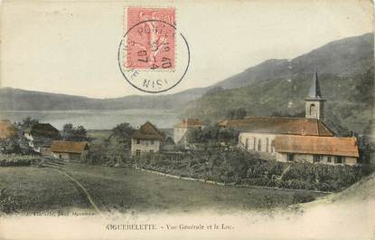 CPA FRANCE 73 "Aiguebelette, vue générale et le lac"