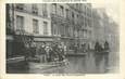 / CPA FRANCE 75004 "Paris, le quai des grands Augustins" / INONDATION