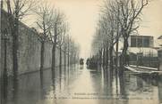 94 Val De Marne / CPA FRANCE 94 "Maison Alfort, la rue de la gare" / INONDATION / TEXTE