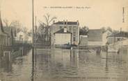 94 Val De Marne / CPA FRANCE 94 "Maison Alfort, rue du parc" / INONDATION / TEXTE