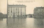 94 Val De Marne / CPA FRANCE 94 "Maisons Alfort, place Salanson et rue de la gare" / INONDATION / TEXTE