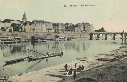 CPA FRANCE 49 "Angers, quai des carmes"