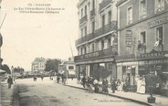 44 Loire Atlantique / CPA FRANCE 44 "Saint Nazaire, la rue Ville ès Martin à la hauteur de l'hôtel restaurant Chépedeau"
