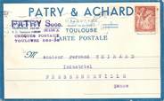 31 Haute Garonne / CPA FRANCE 31 "Toulouse" / CARTE PUBLICITAIRE