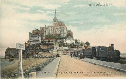 CPA FRANCE 50 "Mont Saint Michel, vue prise du sud"