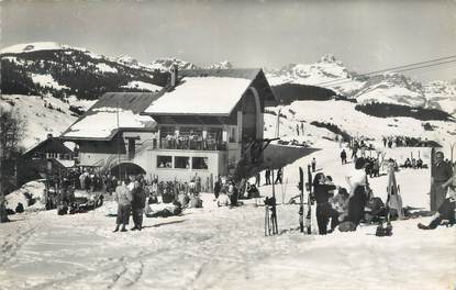 / CPSM FRANCE 74 "Megève, téléférique du Mont d'Arbois"