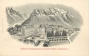 74 Haute Savoie / CPA FRANCE 74 "Chamonix, hôtel d'Angleterre et grand Hôtel"