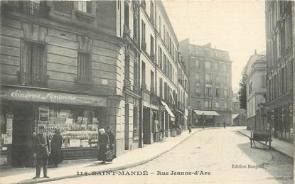 / CPA FRANCE 94 "Saint Mandé, rue Jeanne d'Arc"