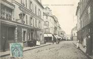 78 Yveline / CPA FRANCE 78 "Mantes, rue Nationale et route de Limay"