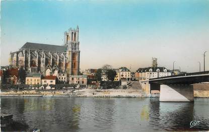 / CPSM FRANCE 78 "Mantes sur Seine, le nouveau pont"
