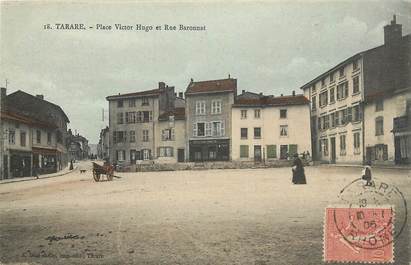 CPA FRANCE 69 "Tarare, Place Victor"