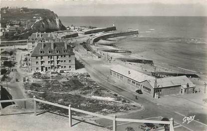 / CPSM FRANCE 76 "Saint Valéry en Caux, la plage"