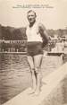 95 Val D'oise / CPA FRANCE 95 "Plage de l'Isle Adam, Maurice Forgeon, professeur de Natation"