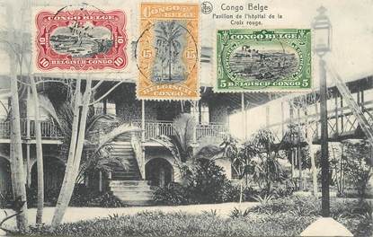 CPA CONGO BELGE "Pavillon de l'Hopital de la Croix Rouge"