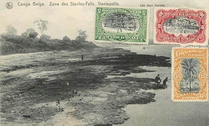 CPA CONGO BELGE "Zone des Stanley Falls"