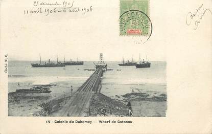 CPA DAHOMEY "Wharf de Cotonou"