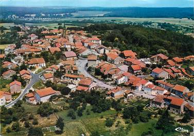 / CPSM FRANCE 54 "Petitmont, vue générale aérienne "