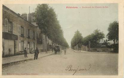 CPA FRANCE 45 "Pithiviers, bld du Chemin de fer"