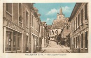 76 Seine Maritime / CPA FRANCE 76 "Villequier, rue Auguste Vacquerie"