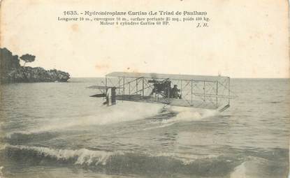 CPA AVIATION "Hydroaéroplane Curtiss"