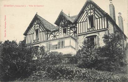 / CPA FRANCE 76 "Etretat, villa Saint Sauveur"