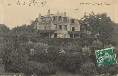 / CPA FRANCE 76 "Etretat, villa des fleurs"