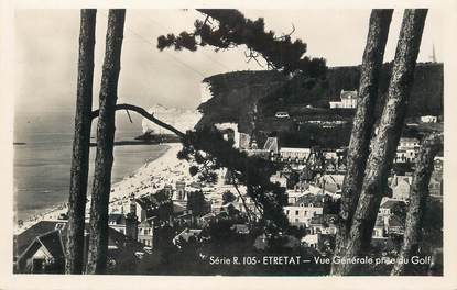 / CPSM FRANCE 76 "Etretat, vue générale prise du golf"