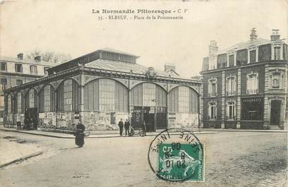 / CPA FRANCE 76 "Elbeuf, place de la Poissonnerie"