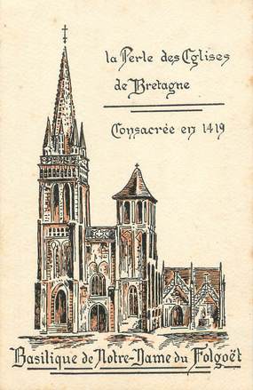 / CPA FRANCE 29 "Basilique de Notre Dame de Folgoët"