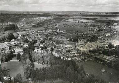 / CPSM FRANCE 89 "L'Isle Sur Serein, vue générale aérienne"