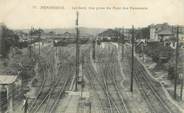 24 Dordogne / CPA FRANCE 24 "Périgueux, la gare vue prise du pont des Fainéants"