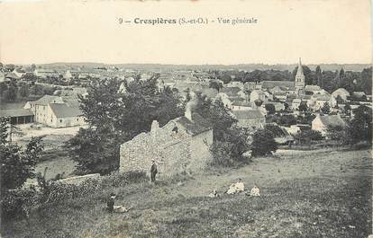 / CPA FRANCE 78 "Crespières, vue générale"