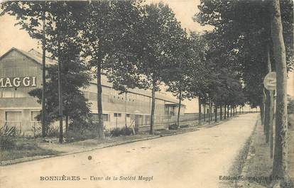 / CPA FRANCE 78 "Bonnières, usine de la Société Maggi"
