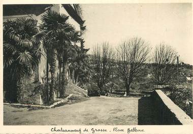 / CPSM FRANCE 06 "Châteauneuf de Grasse, place Bellevue"