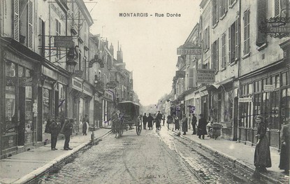 / CPA FRANCE 45 "Montargis, rue Dorée"