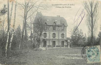 / CPA FRANCE 78 "Clairefontaine, château des Bruyères"