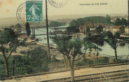 / CPA FRANCE 78 "Panorama de Fin d'Oise"