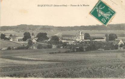 / CPA FRANCE 78 "Ecquevilly, ferme de la Muette"