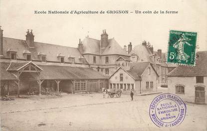 / CPA FRANCE 78 "Ecole Nationale d'Agriculture de Grignon, un coin de la ferme"