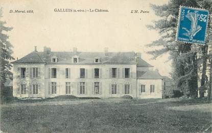 / CPA FRANCE 78 "Galluis, le château"