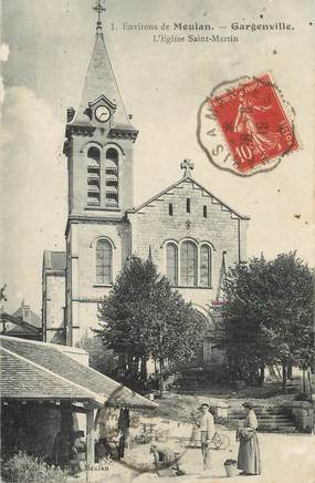 / CPA FRANCE 78 "Gargenville, l'église Saint Martin"