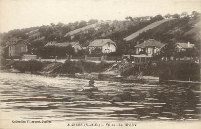 / CPA FRANCE 78 "Juziers, villas, la rivière"