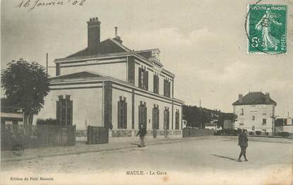 / CPA FRANCE 78 "Maule, la gare"