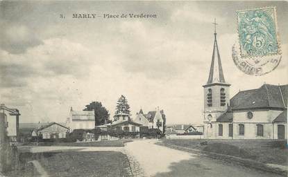 / CPA FRANCE 78 "Marly, place de Verderon"