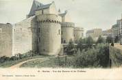 44 Loire Atlantique CPA FRANCE 44 "Nantes, vue des douves et du chateau"