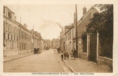 / CPA FRANCE 78 "Neauphle Le Château, rue Saint Nicolas"