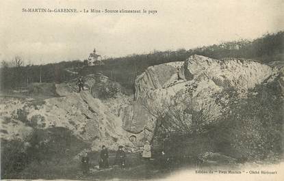 / CPA FRANCE 78 "Saint Martin la Garenne, la Mine, source alimentant, le pays"