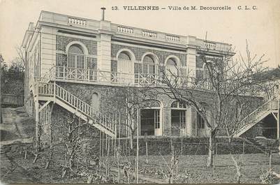 / CPA FRANCE 78 "Villennes, villa de M Decourcelle"